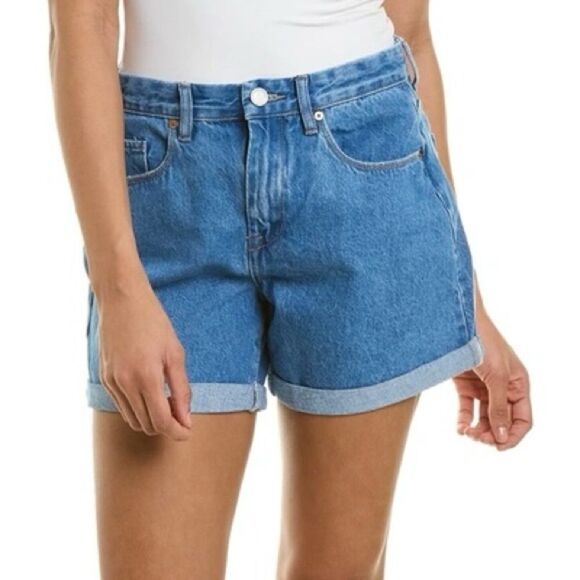 NWT Blank NYC The Perry Rewrite The Stars Denim Mom Jean Shorts Size 24